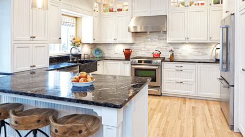 Remodeling contractor at work